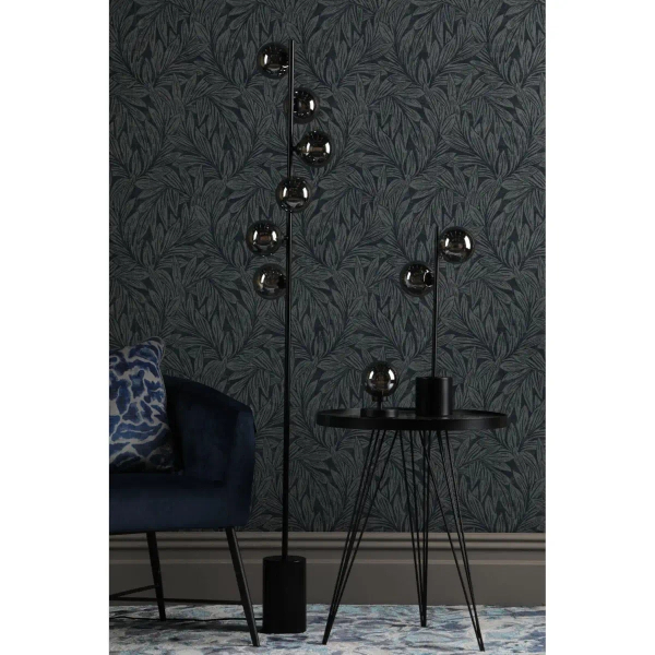 Loftowa lampa stołowa Esben ESB4122-01 przydymiona czarna