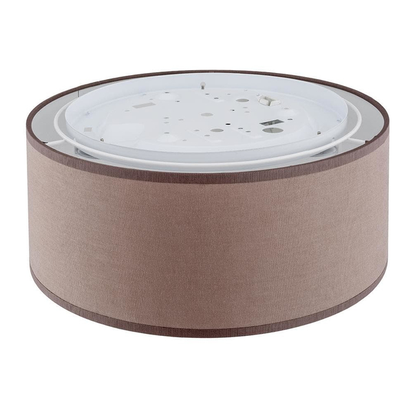 Salonowa lampa sufitowa Rondo 3337 TK Lighting z tkaniny cappuccino