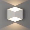 Kinkiet LAMPA loft TRIANGLES LED 8142 Nowodvorski metalowa OPRAWA geometryczna LED 10W 3000K elewacyjna IP54 czarna