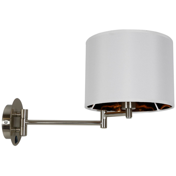 Ścienna lampa loftowa ALEXIA 21-57532 regulowana metalowy biały