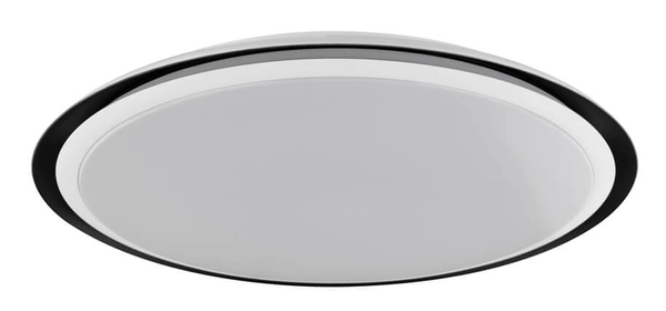 Natynkowy plafon Xaver 41359-40RGBSH LED 40W biały czarny