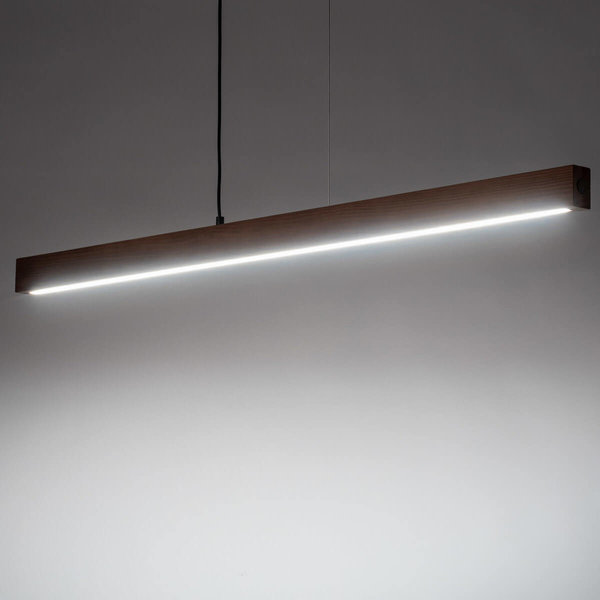 Zwisająca lampa Teo 1449 LED 13W 3000K belka listwa drewniana