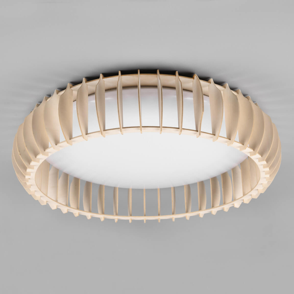Lampa nasufitowa Monte R62171930 RL Light LED 38W 3000-6500K drewniana