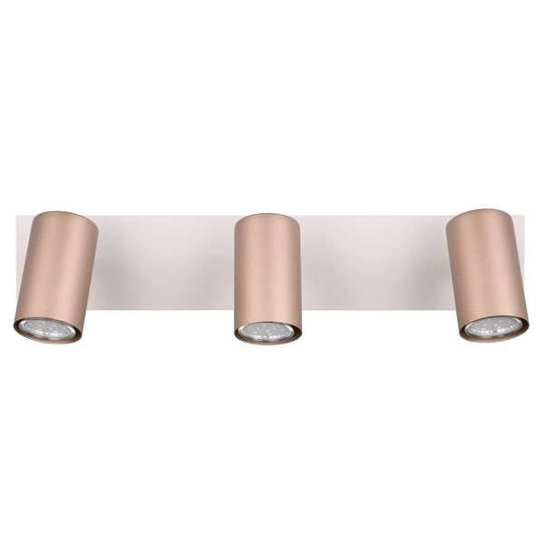 Potrójne reflektorki VANTOS DL365802400 Trio metalowe biały brązowy