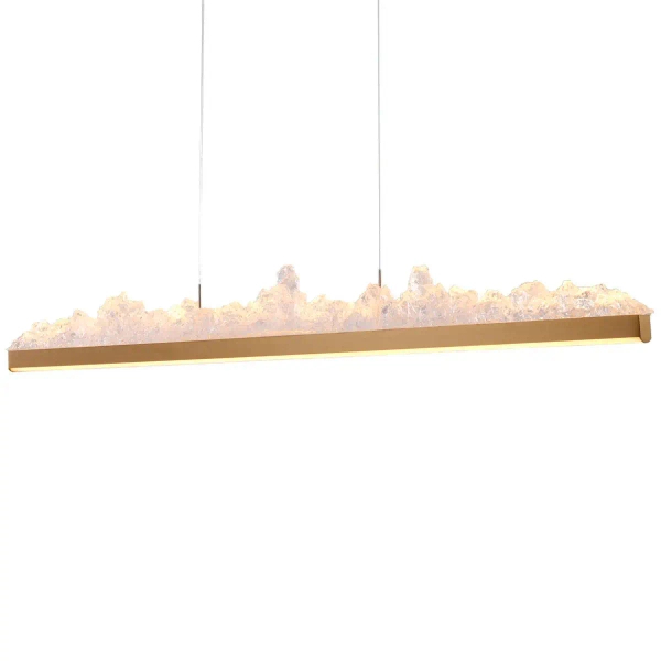 Wisząca lampa nad wyspę MONTANA ST-6490P/L LED 19W 3000K do jadalni złota