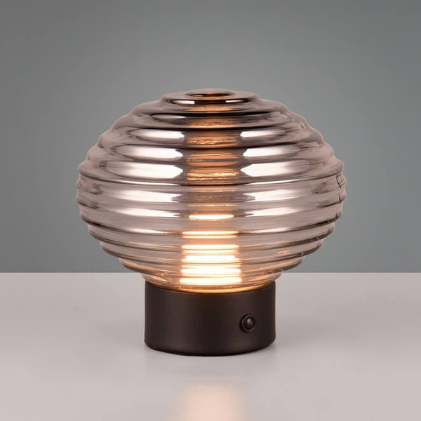 Dotykowa lampa stołowa Earl R57771154 LED 2W 3000K czarna szara