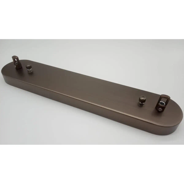 Prostokątna lampa wisząca Sparke Double MP0097B Step kryształki brąz