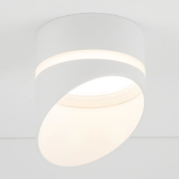 Podtynkowa lampa punktowa Vis 10486 Nowodvorski z klipsem biała