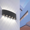 Ścienna lampa ogrodowa Carlo LED 8W 3000K metalowa grafitowa