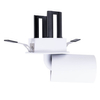 Wpuszczana lampa tubka HALO H0130 Maxlight LED 9W 3000K do sypialni biały czarny