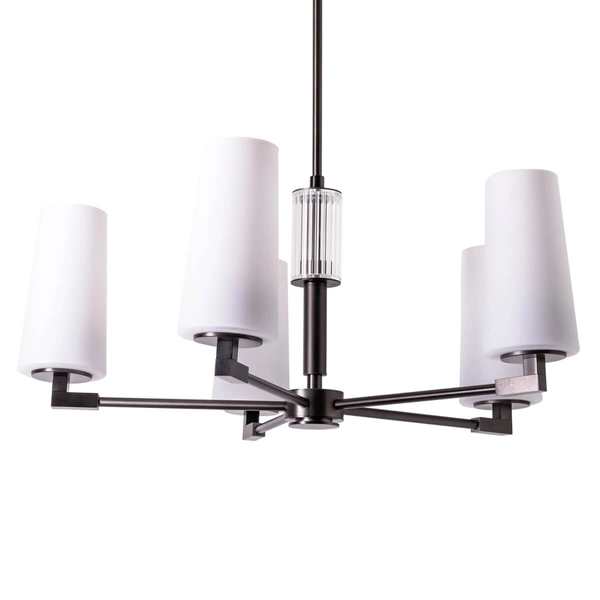 Lampa sufitowa Vincenza 1246 Zuma tubki do jadalni biały tytanowy