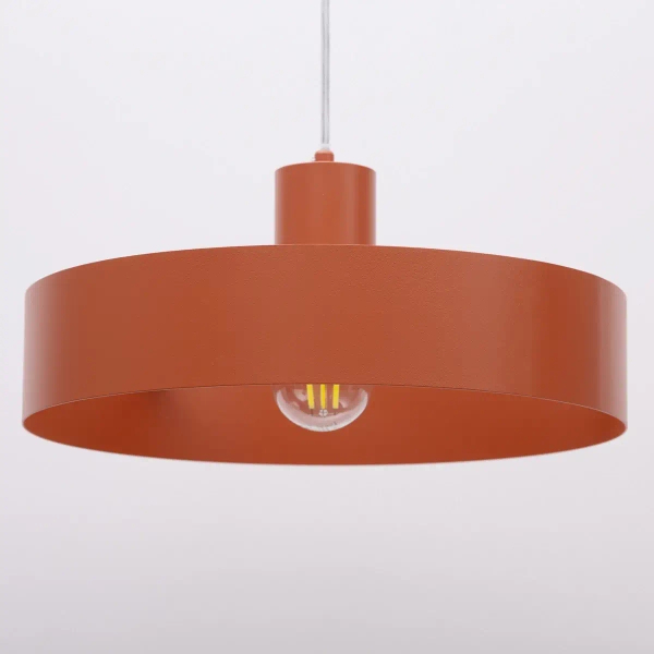 Zwisająca lampa Rif L 41435 do przedpokoju okrągła ceglany