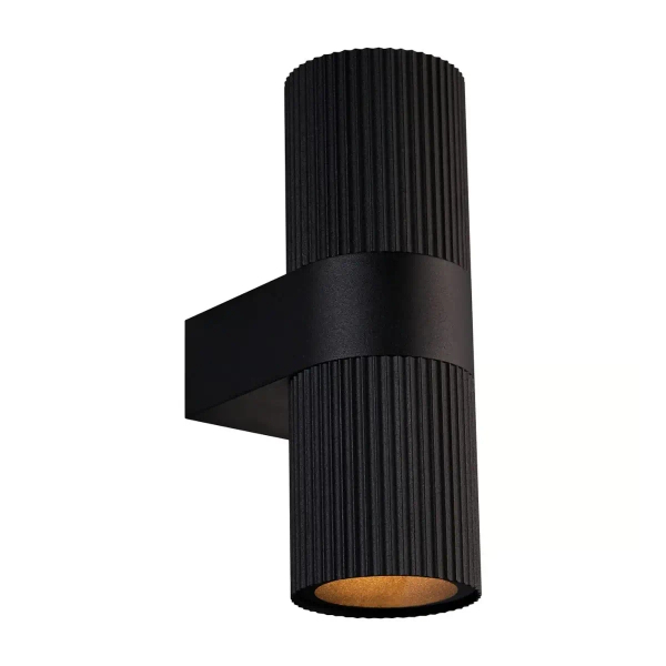 Elewacyjna lampa góra-dół KYKLOP 2318051003 IP54 tuba czarny