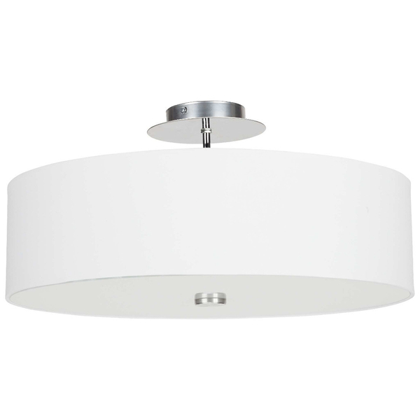 Plafon LAMPA sufitowa 6391 Nowodvorski abażurowa OPRAWA okrągła klasyczna biała