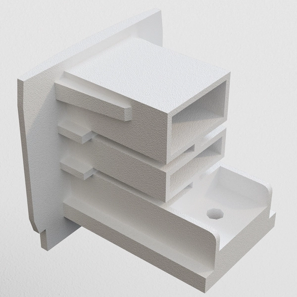 Zaślepka do systemu szynowego 3-fazowego Trinity TRA005EC-31W Maytoni biała