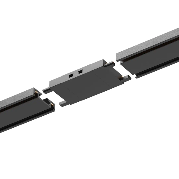 Prosty łącznik do szyn magnetycznych Slim Magnetic ML2215 czarny