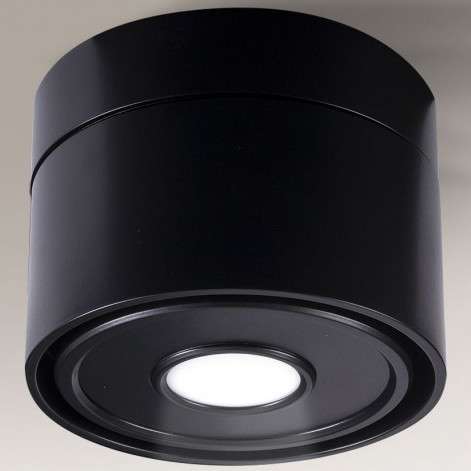 Okrągły spot sufitowy HIMI IL 1233 Shilo metalowy LED 10W 3000-4000K czarny