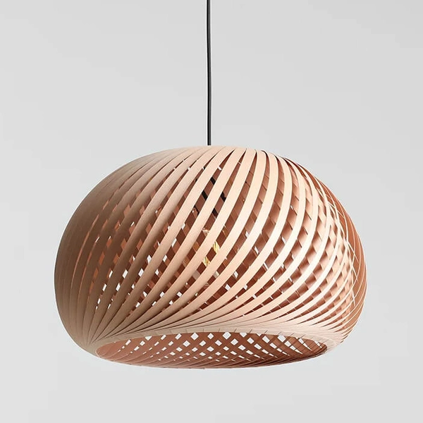 Lampa drewniana nad stół Nature 1123G_L Aldex wisząca naturalny