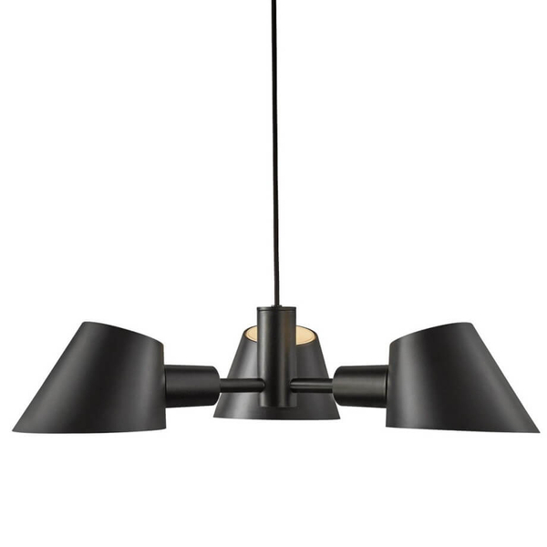 Wisząca lampa potrójna Stay 2120703003 nad stół czarny