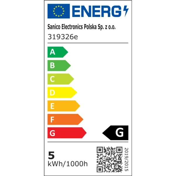 Wodoodporna taśma LED 319326 24W 5m RGB+4000K biała