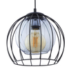 Kula lampa wisząca Universo 3154 TK Lighting druciana szklana przydymiona