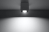 Plafon LAMPA sufitowa SL.0567 natynkowa OPRAWA kwadratowa antracyt