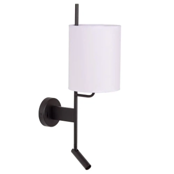 Kinkiet ścienny metalowy Magic 68211/82/30 Lucide LED 3W 2700K tuba czarna