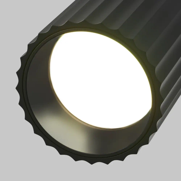 Loftowa tubka lampa sufitowa Calipso C108CL-01-GU10-B czarna