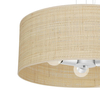 Wisząca lampa salonowa Marshall nad stół ratan biała