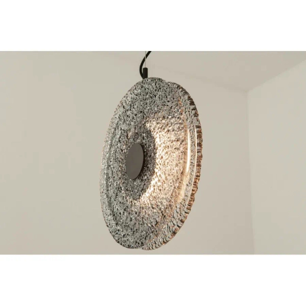 Ledowa lampa wisząca 23074 LED 11W 3000K dymione szkło czarny