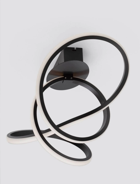 Sufitowa lampa natynkowa CHIAPAS LE42836 LED 23W 3000K czarna biała