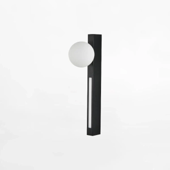 Ścienny kinkiet do jadalni LUND W231102-1 LED 6W 4000K kula czarny