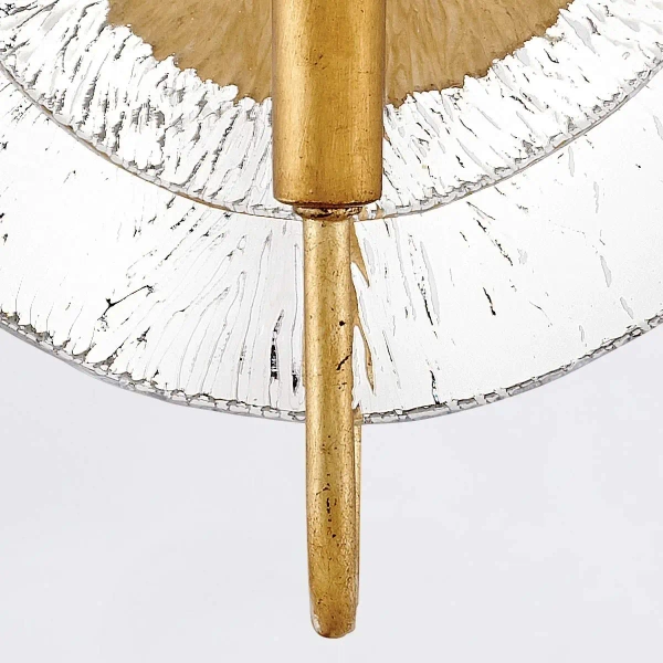 Szklany kinkiet do przedpokoju Rene QN-RENE-WB1-DSB IP44 mosiądz