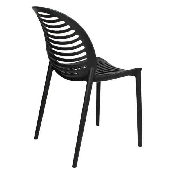 Krzesło do ogrodu SUNNY czarne KH010100217 wys. 84,5 cm na taras