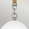 Kuchenna lampa wisząca Nash HK-NASH-P-AN marynistyczna nikiel biały
