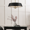 Wisząca lampa nad stół Luella KL-LUELLA-4P-BKB Kichler metalowa czarna