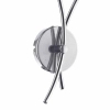 Kinkiet ścienny antyczy SEATTLE satynowy chrom metalowy szklany 2xG9 do holu SEA0946
