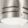 Sufitowy wiatrak z lampą LED Terna nikiel KLF-TERNA-15-BN 10W 4000K z pilotem