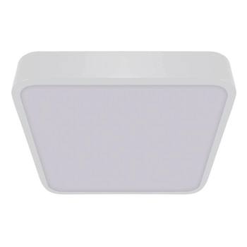 Kwadratowa lampa sufitowa Torem LED 16W 4000K biała do jadalni