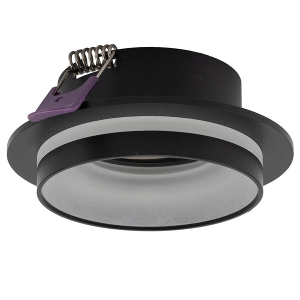 Wpustowa lampa Jet 6920 do przedpokoju oczko metalowa czarna