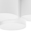 Potrójna lampa sufitowa Mona 3441 TK Lighting tuba do sypialni biała
