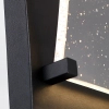 Ścienna lampa na elewację Kabo QN-KABO-S-BK LED 6W 3000K IP44 czarny