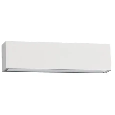 Ledowy naścienny kinkiet RAVEZCO LE75198 LED 22W 3000K IP65 biała