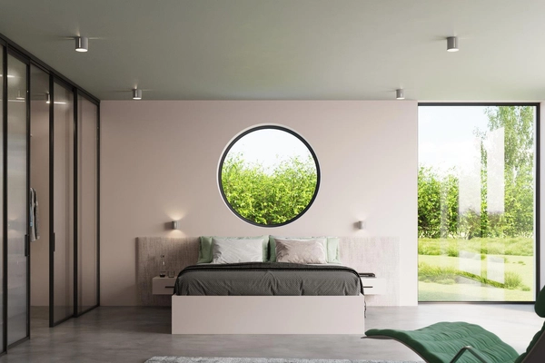 Kinkiet LAMPA ścienna SL.0354 metalowa OPRAWA tuba szara