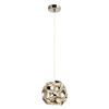 Ozdobna lampa wisząca Carera OR80193 sypialniana złota