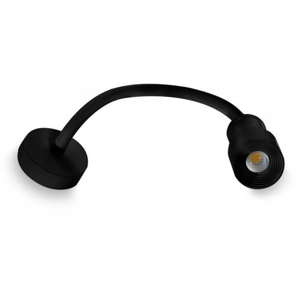 Elastyczna lampa ścienna Lumi Flex AZ4561 LED 5W 30000K do czytania czarna