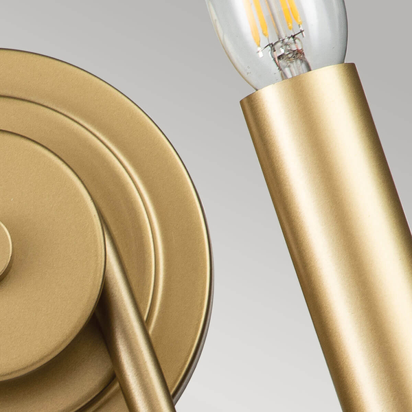 Lampa ścienna Capitol Hill KL-CAPITOL-HILL2-PNBR świecznikowa mosiądz