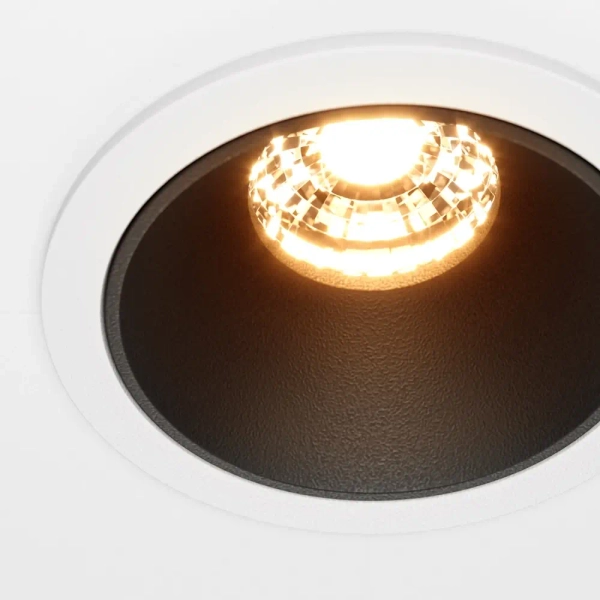 Oprawa sufitowa Alfa DL043-01-10W2.7K-RD-WB-DE LED 10W 2700K biała czarna