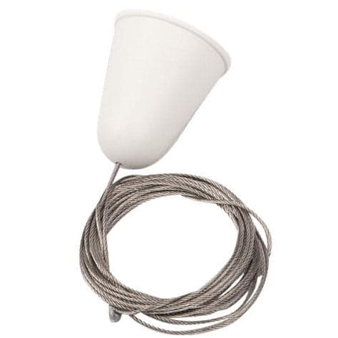Linkowe zawiesie regulowane DOBAC MHT1-P30-WH TRACK Maxlight do szyn bez uchwytu 3m białe