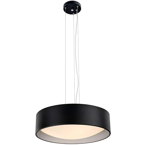 LAMPA wisząca VERO 10452302 Kaspa metalowa OPRAWA okrągły zwis czarny